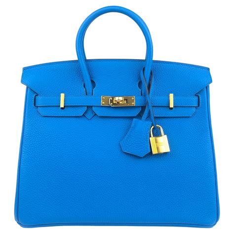 hermes bag blue|blue birkin bag cost.